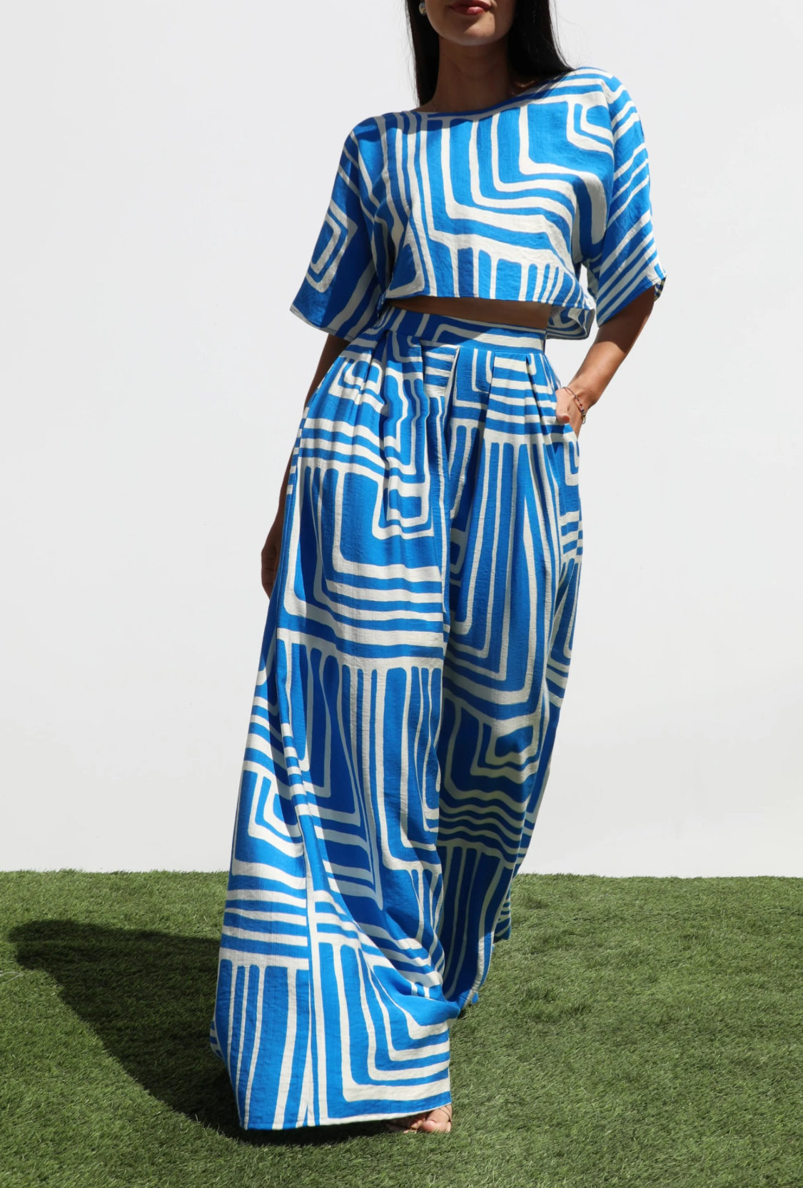 Lady Royal Printed Top & Pant Set