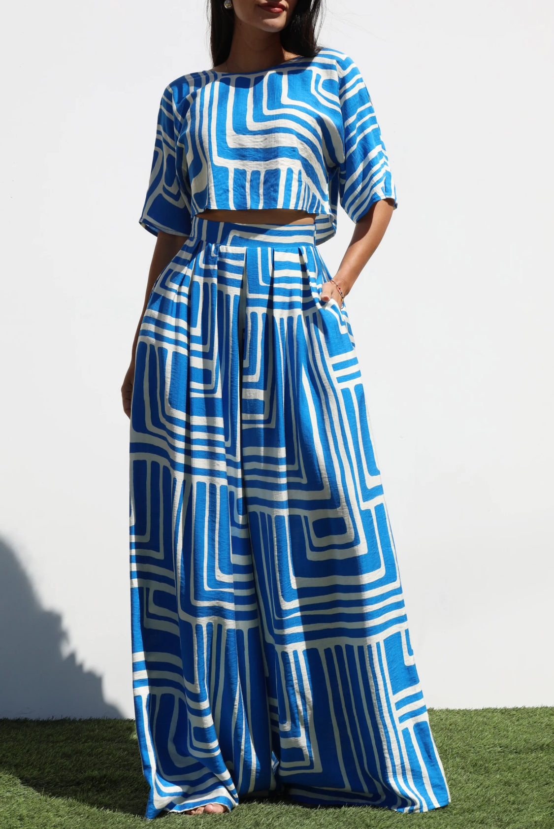 Lady Royal Printed Top & Pant Set