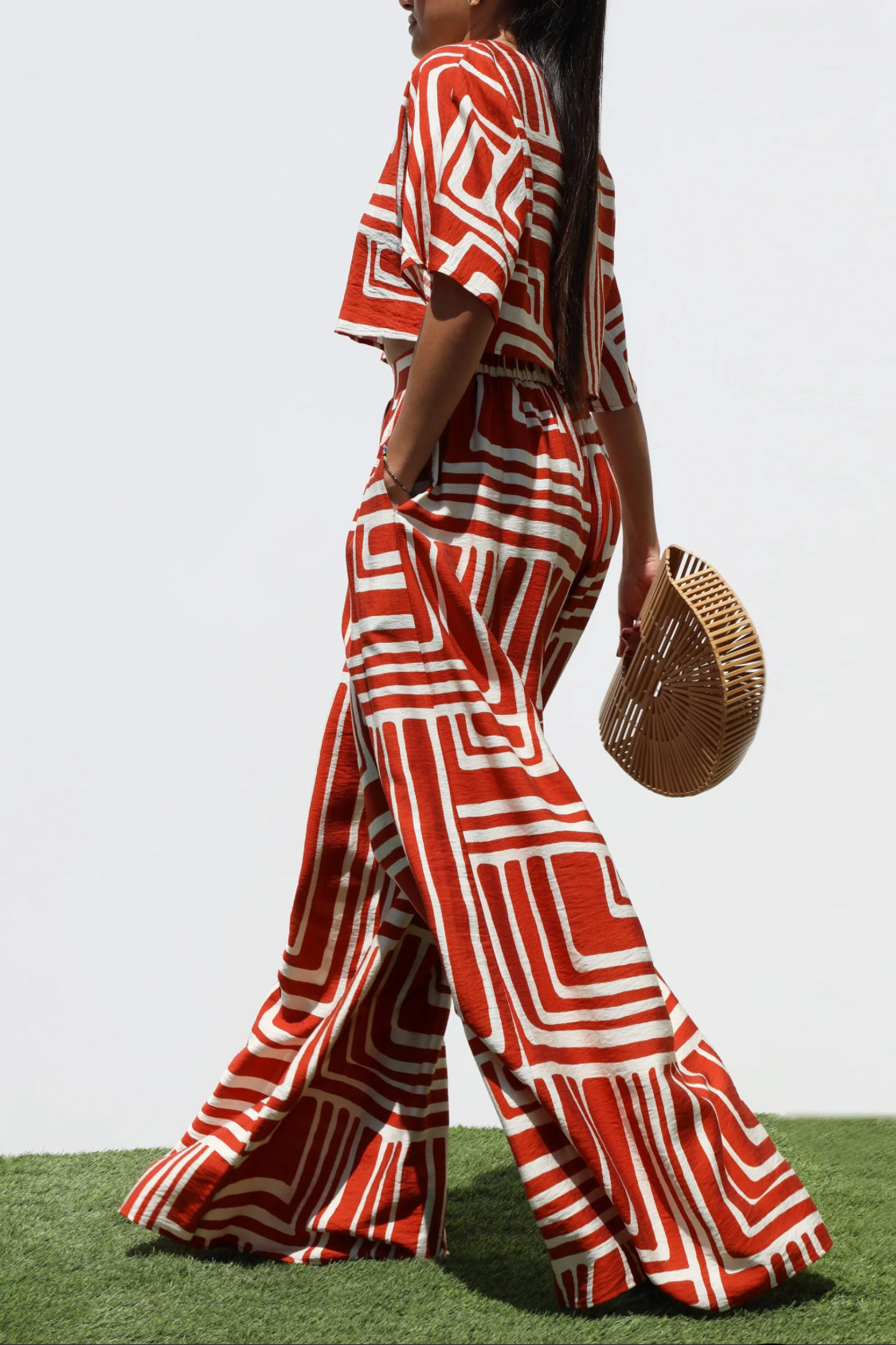 Lady Royal Printed Top & Pant Set