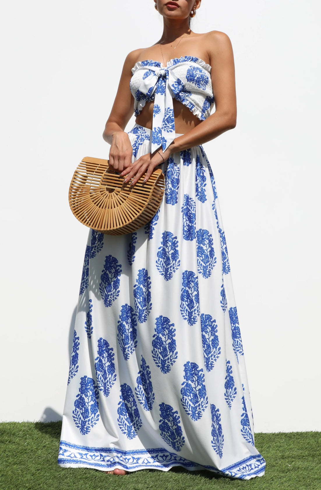 Smocked Top and Skirt