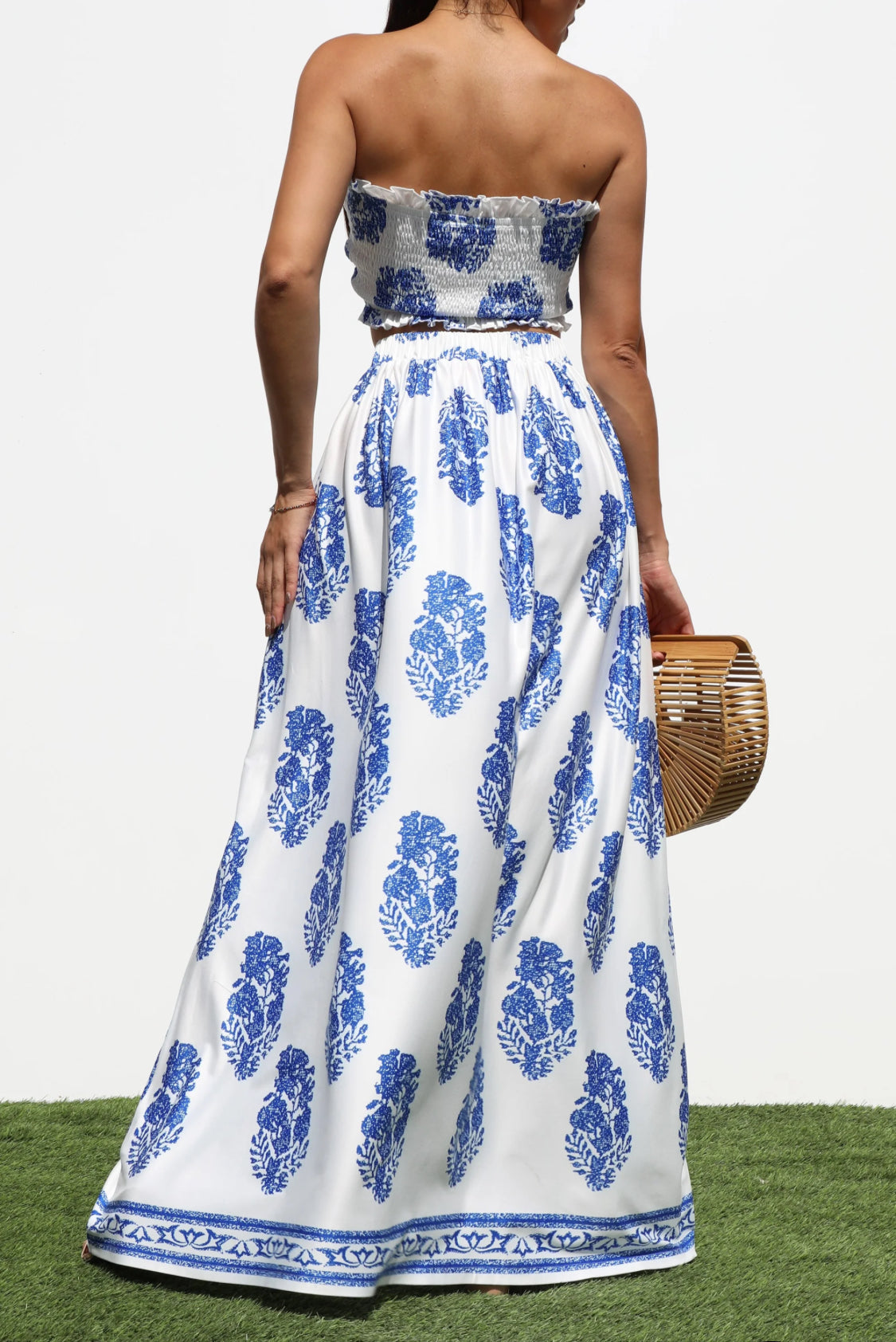 Smocked Top and Skirt