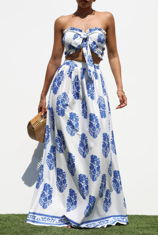 Smocked Top and Skirt