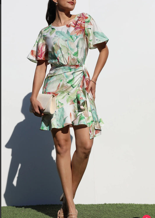 Wrap Mini Dress